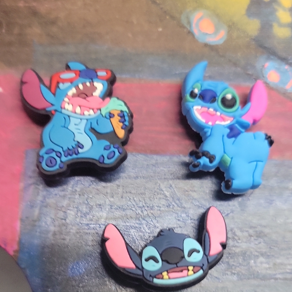 Stitch Character Toy Set - Blue and Pink